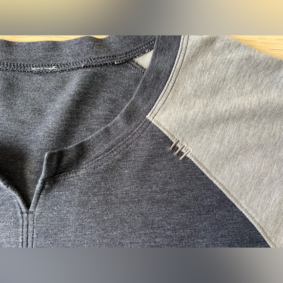 Lululemon Bodhi Long Sleeve L Heathered Inkwell Grey Vitasea - Picture 8 of 16